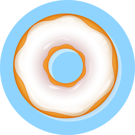 donut white